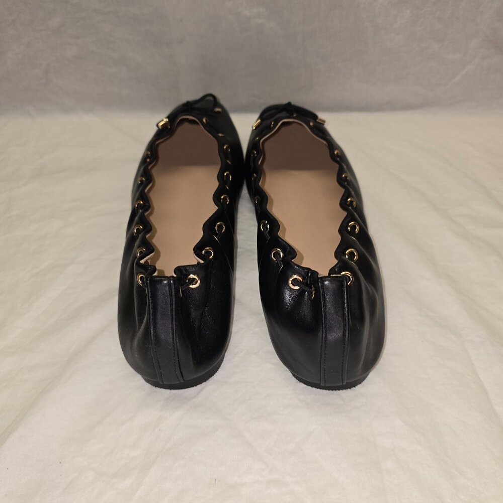 JustFab Amari Ballet Flat in Black, Women's Size 11, New in Box - Picture 5 of 9